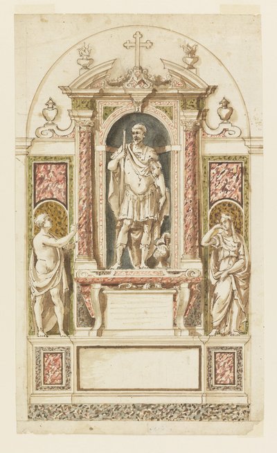 Project for a Sepulchral Monument by Unbekannt Unbekannt
